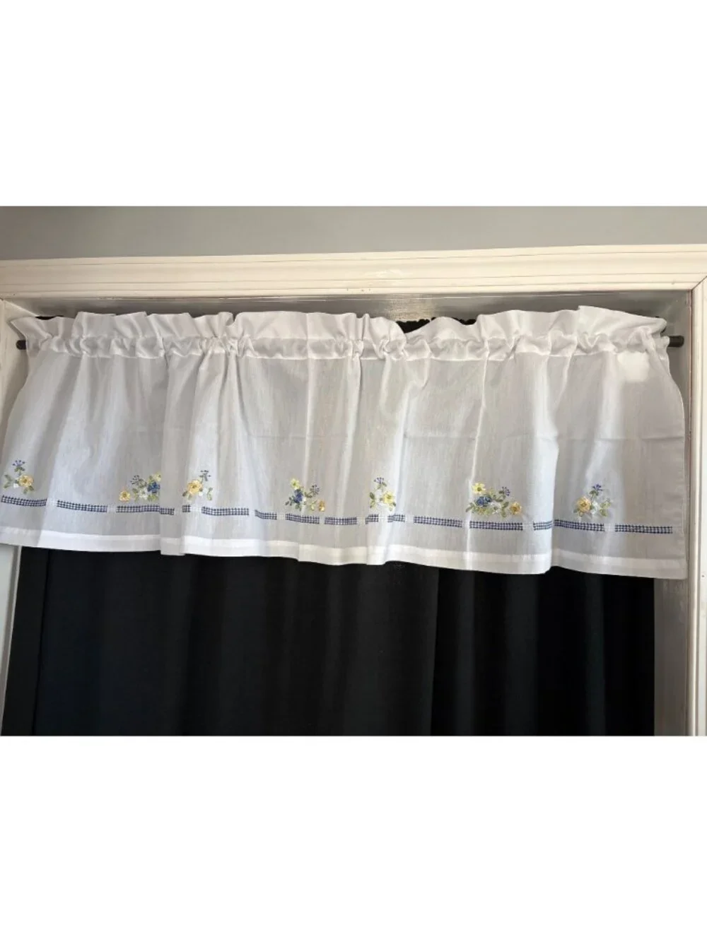 White Window Valance 60